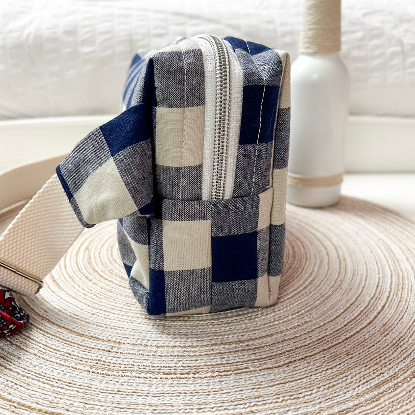 Sac Banane - Carreaux bleus