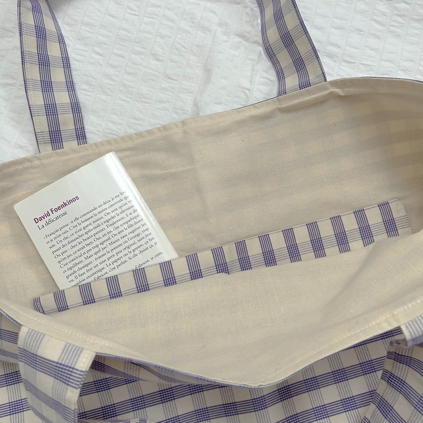 Cabas - Vichy Violet