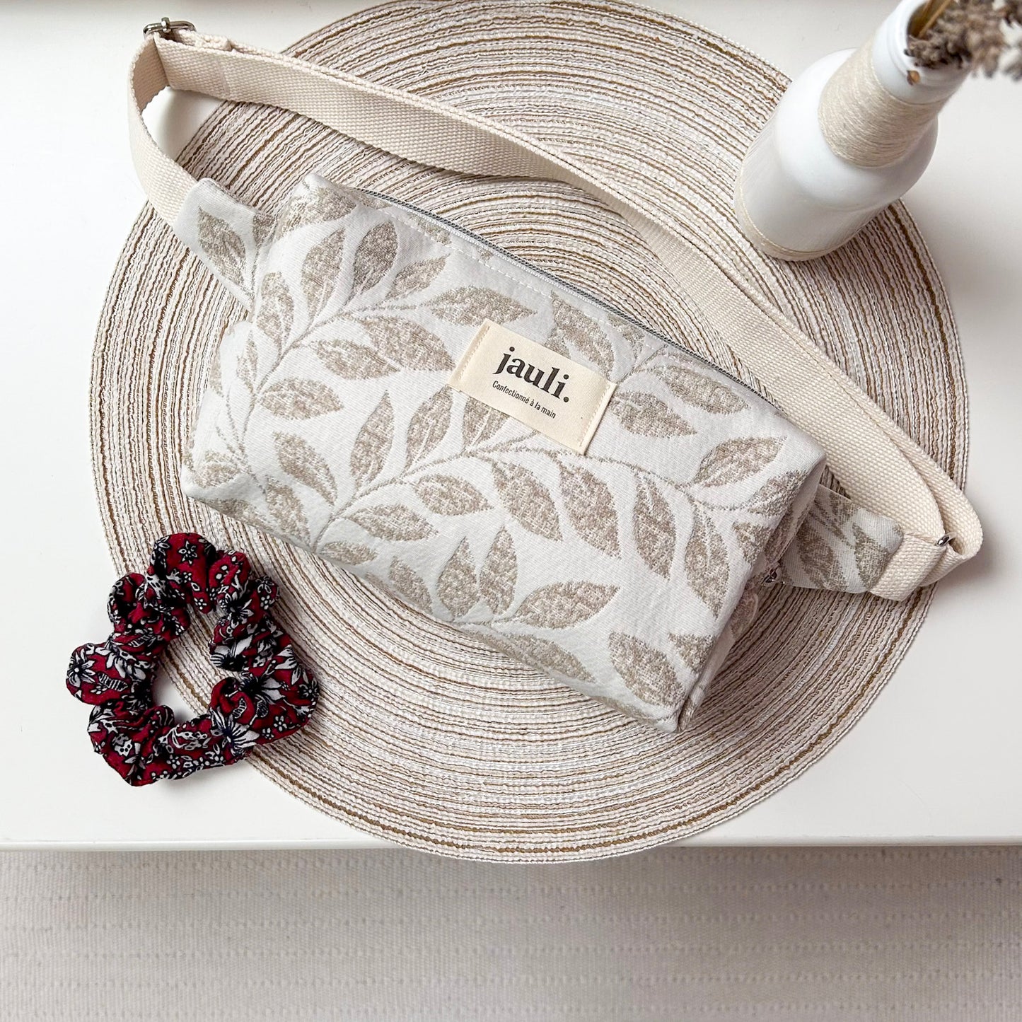 Sac Banane - Floral beige