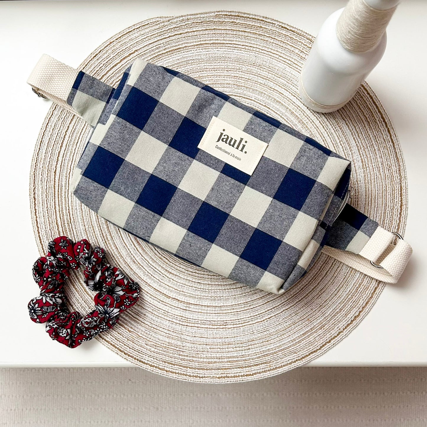 Sac Banane - Carreaux bleus